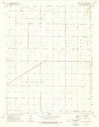 Scott City 4 SW Kansas Historical topographic map, 1:24000 scale, 7.5 X 7.5 Minute, Year 1974