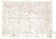 Scott City Kansas Historical topographic map, 1:250000 scale, 1 X 2 Degree, Year 1955