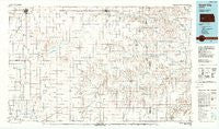 Scott City Kansas Historical topographic map, 1:100000 scale, 30 X 60 Minute, Year 1985