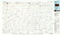 Scott City Kansas Historical topographic map, 1:100000 scale, 30 X 60 Minute, Year 1985