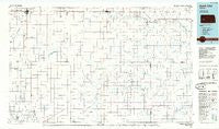 Scott City Kansas Historical topographic map, 1:100000 scale, 30 X 60 Minute, Year 1985