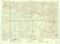Scott City Kansas Historical topographic map, 1:250000 scale, 1 X 2 Degree, Year 1955