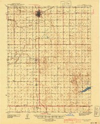 Scott City Kansas Historical topographic map, 1:62500 scale, 15 X 15 Minute, Year 1940