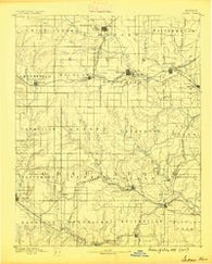 Sedan Kansas Historical topographic map, 1:125000 scale, 30 X 30 Minute, Year 1889