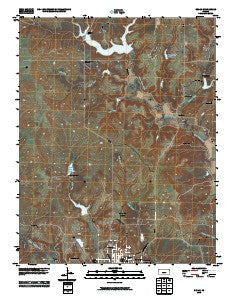Sedan Kansas Historical topographic map, 1:24000 scale, 7.5 X 7.5 Minute, Year 2010