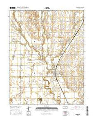 Sedgwick Kansas Current topographic map, 1:24000 scale, 7.5 X 7.5 Minute, Year 2015