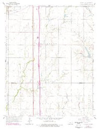 Sedgwick NE Kansas Historical topographic map, 1:24000 scale, 7.5 X 7.5 Minute, Year 1959