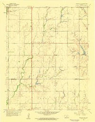 Sedgwick NE Kansas Historical topographic map, 1:24000 scale, 7.5 X 7.5 Minute, Year 1959