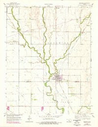 Sedgwick Kansas Historical topographic map, 1:24000 scale, 7.5 X 7.5 Minute, Year 1959