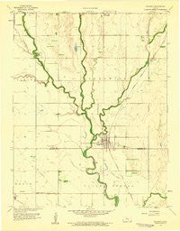 Sedgwick Kansas Historical topographic map, 1:24000 scale, 7.5 X 7.5 Minute, Year 1959