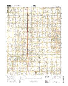 Sedgwick NE Kansas Current topographic map, 1:24000 scale, 7.5 X 7.5 Minute, Year 2015