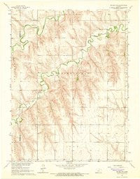 Selden NW Kansas Historical topographic map, 1:24000 scale, 7.5 X 7.5 Minute, Year 1965