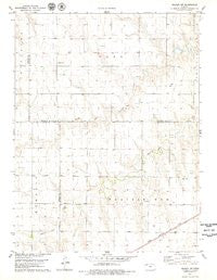 Selden SW Kansas Historical topographic map, 1:24000 scale, 7.5 X 7.5 Minute, Year 1978