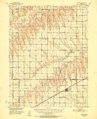 Selden Kansas Historical topographic map, 1:62500 scale, 15 X 15 Minute, Year 1951