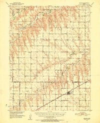Selden Kansas Historical topographic map, 1:62500 scale, 15 X 15 Minute, Year 1951
