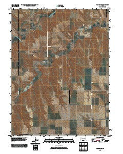 Selden NW Kansas Historical topographic map, 1:24000 scale, 7.5 X 7.5 Minute, Year 2009
