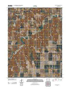 Selden NW Kansas Historical topographic map, 1:24000 scale, 7.5 X 7.5 Minute, Year 2012