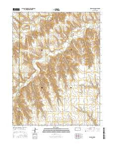 Selden NW Kansas Current topographic map, 1:24000 scale, 7.5 X 7.5 Minute, Year 2015