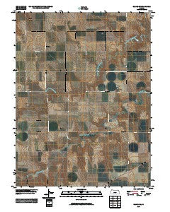 Selden SW Kansas Historical topographic map, 1:24000 scale, 7.5 X 7.5 Minute, Year 2009