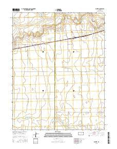 Selkirk Kansas Current topographic map, 1:24000 scale, 7.5 X 7.5 Minute, Year 2015
