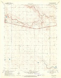 Selkirk NW Kansas Historical topographic map, 1:24000 scale, 7.5 X 7.5 Minute, Year 1970