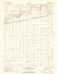 Selkirk Kansas Historical topographic map, 1:24000 scale, 7.5 X 7.5 Minute, Year 1970