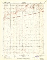 Selkirk Kansas Historical topographic map, 1:24000 scale, 7.5 X 7.5 Minute, Year 1970