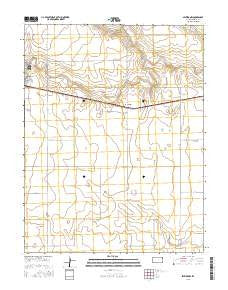 Selkirk NW Kansas Current topographic map, 1:24000 scale, 7.5 X 7.5 Minute, Year 2015