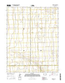 Selkirk SE Kansas Current topographic map, 1:24000 scale, 7.5 X 7.5 Minute, Year 2015