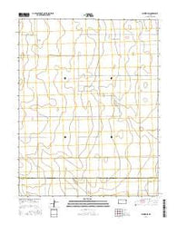 Selkirk SW Kansas Current topographic map, 1:24000 scale, 7.5 X 7.5 Minute, Year 2016