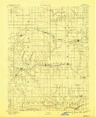Seneca Kansas Historical topographic map, 1:125000 scale, 30 X 30 Minute, Year 1889