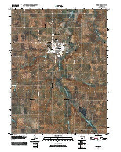 Seneca Kansas Historical topographic map, 1:24000 scale, 7.5 X 7.5 Minute, Year 2009