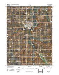 Seneca Kansas Historical topographic map, 1:24000 scale, 7.5 X 7.5 Minute, Year 2012