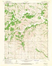Seneca NW Kansas Historical topographic map, 1:24000 scale, 7.5 X 7.5 Minute, Year 1966