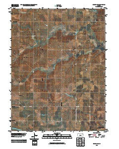 Seneca NW Kansas Historical topographic map, 1:24000 scale, 7.5 X 7.5 Minute, Year 2009
