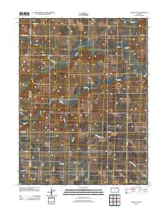 Seneca NW Kansas Historical topographic map, 1:24000 scale, 7.5 X 7.5 Minute, Year 2012