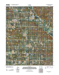 Severy North Kansas Historical topographic map, 1:24000 scale, 7.5 X 7.5 Minute, Year 2012