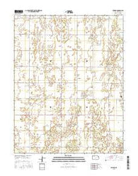 Seward Kansas Current topographic map, 1:24000 scale, 7.5 X 7.5 Minute, Year 2015