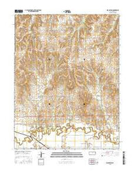 Shady Bend Kansas Current topographic map, 1:24000 scale, 7.5 X 7.5 Minute, Year 2015