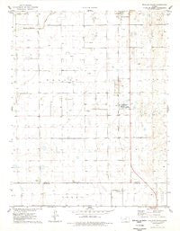Shallow Water Kansas Historical topographic map, 1:24000 scale, 7.5 X 7.5 Minute, Year 1976