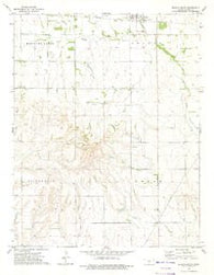 Sharon South Kansas Historical topographic map, 1:24000 scale, 7.5 X 7.5 Minute, Year 1972