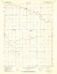 Sharon Springs 3 NE Kansas Historical topographic map, 1:24000 scale, 7.5 X 7.5 Minute, Year 1968