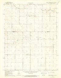 Sharon Springs 3 NW Kansas Historical topographic map, 1:24000 scale, 7.5 X 7.5 Minute, Year 1968