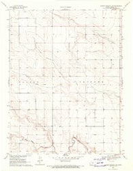 Sharon Springs 3 SE Kansas Historical topographic map, 1:24000 scale, 7.5 X 7.5 Minute, Year 1970