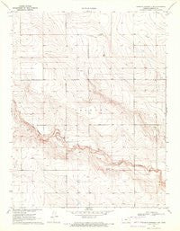 Sharon Springs 3 SW Kansas Historical topographic map, 1:24000 scale, 7.5 X 7.5 Minute, Year 1970