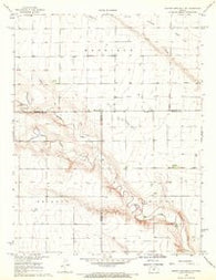 Sharon Springs 4 NE Kansas Historical topographic map, 1:24000 scale, 7.5 X 7.5 Minute, Year 1968