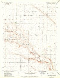 Sharon Springs 4 NE Kansas Historical topographic map, 1:24000 scale, 7.5 X 7.5 Minute, Year 1968