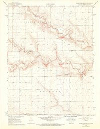 Sharon Springs 4 NW Kansas Historical topographic map, 1:24000 scale, 7.5 X 7.5 Minute, Year 1968