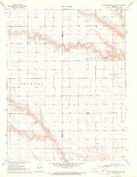 Sharon Springs 4 SE Kansas Historical topographic map, 1:24000 scale, 7.5 X 7.5 Minute, Year 1970