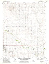 Sharon Springs East Kansas Historical topographic map, 1:24000 scale, 7.5 X 7.5 Minute, Year 1979